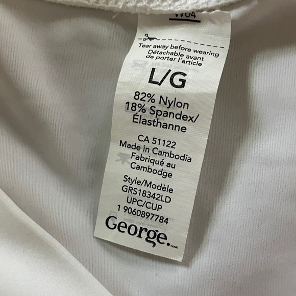 Beach outfit / swim outfit  floral print women’s large top medium short - Picture 4 of 16